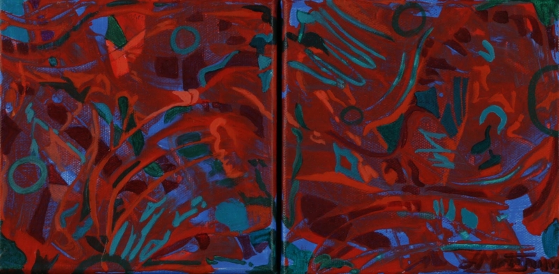 Wind in the Grass by artist Linda Montignani